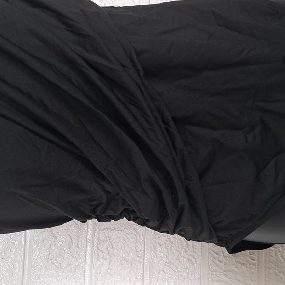 La Blanca Island Goddess Shirred One Shoulder One Piece - Black - Picture 8 of 12